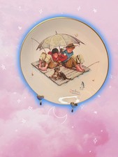 Norman Rockwell “ Fisherman’s Paradise “ Collector Plate 1975 picture