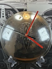 Vintage 1946 1947 Oldsmobile Hubcap Quartz Wall Clock Garage Art Mancave Retro picture