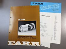 FARR ECO II Engine Compartment Air Cleaner Bulletin No. 1500-55 picture
