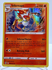 Pokemon TCG Infernape Holo 26/172 Brilliant Stars Near Mint picture