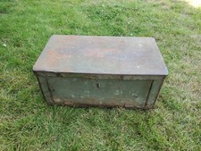 Rare Vintage Plomb Co Tool Box Los Angeles CA Toolbox Plvmb Plumb 20.25x11.5x9