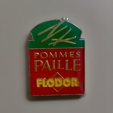 Vintage Flodor Pommes Paille French Potato Chips Enamel Pin Collectible  picture