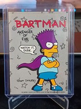 1990 Topps The Simpsons-Bartman #1 Sticker/Look Pics & Read Description...... picture
