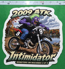 2009 ATK Intimidator 9x9cm Durable Die-Cut Vinyl Sticker 2 of 5 picture