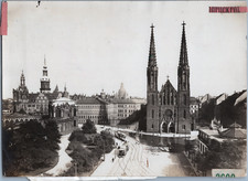 Germany, Dresden, Royal Palace, Taschenberg Palace, Zwinger and Sophienkirche, picture