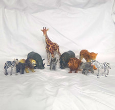 Vintage 90s African Safari Animal Figurine Lot of 11 - Safari Ltd, AAA, Schleich picture