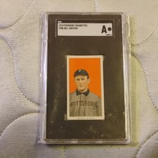 Piedmont Cigarettes T206 Bill Abstein SGC Graded Pittsburg Tobacco Card picture