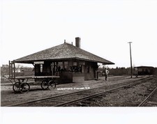 8 x 10 Photo: Boston & Maine Station Barnstead Parade NH picture