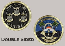Southernmost Chiefs Mess Navy Challenge Coin  J#17 picture