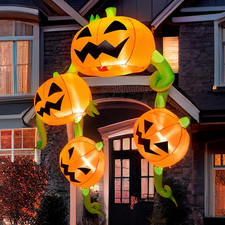 10 FT Tall Halloween Inflatables Outdoor Decoration, Inflatable Pumpkins Hanging picture