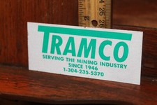 Vintage Coal Mining Decal Sticker Tramco Serving the Mining Industry  picture