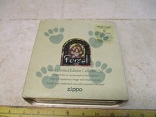 Rare ZIPPO 1995 Mysteries of the Forest  Set of 4 In Tin Lighter Limited Edition picture