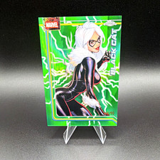 2026 Topps Chrome Marvel Spider-Man -Black Cat #013 Green /99 picture