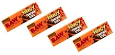 RAW x Juicy Jay’s Pumpkin Spice Organic Hemp Rolling Papers – 1 1/4 (4 Packs) picture