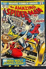 Marvel Comics Group The Amazing Spider Man #125 VF+ 7.5 Man-Wolf Stan Lee picture
