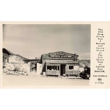 Calico Ghost Town CA RPPC Dr Rhea Drug Store Frashers Foto F-7384 Barstow picture