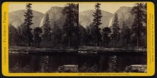 Photo:Yosemite Valley California Yo-Semite Fall 1870 Stereograph Waterfall picture