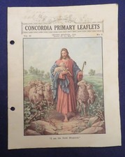 1938 CONCORDIA PRIMARY LEAFLETS Vol 28 No 2 Lesson 20 CONCORDIA PUBLISHING HOUSE picture