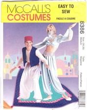 Vintage Sewing PATTERN McCalls 8386, Adult Halloween Costumes, 1996 Easy to Sew picture