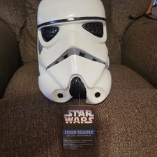 Vintage 1994 Star Wars STORMTROOPER Deluxe Latex Mask new w/tags picture