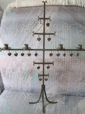 Swedish candle holder hearts Gunnar Ander vintage Mid Century candelabra Sweden picture
