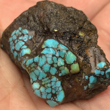 100% Natural Cloud Mountain Blue Green Turquoise Rough Specimen 25G picture