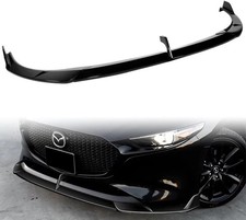 Q1-TECH, Front Bumper Lip Fit for Compatible with 2019-2024 Mazda 3 Hatchback / picture