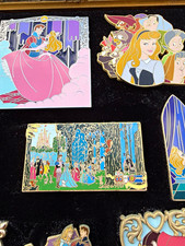 Disney Sleeping Beauty Princess Aurora Pin Set Limited Edition 2007 picture