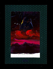 2014 TOPPS STAR WARS CHROME PERSPECTIVES DARTH VADER SKETCH 1/1 INGRID HARDY picture