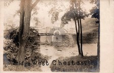 West Chesterfield MA Massachusetts Bridge RPPC Photo Postcard COPY picture