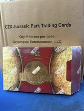 2026 CRYPTOZOIC CZX JURASSIC PARK HOBBY BOX FACTORY SEALED (FROM FRESH CASE) picture