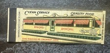 30’S AVON GRILL (DINER) CINCINNATI OH FULL LENGTH DINER MATCHBOOK COVER picture