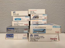 Lot of 10 1:500 herpa models aircraft. picture