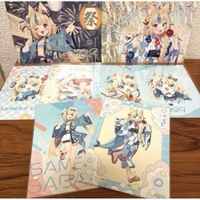 Sameko Saba Sea God Festival Bromide Photo Card & Postcard Set of 8 Gawr Gura picture