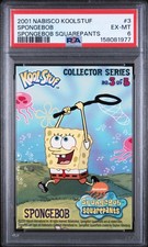2001 NABISCO KOOLSTUF SPONGEBOB SQUAREPANTS #3 SPONGEBOB PSA 6 picture
