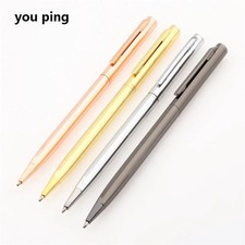 Students Ballpoint Pen Short Spin Office School Teenager ball Roller Ink Black picture