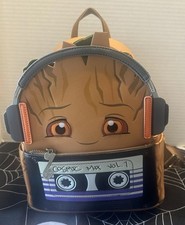 Loungefly Marvel Guardians of the Galaxy Baby Groot Headphones Cosplay Backpack picture