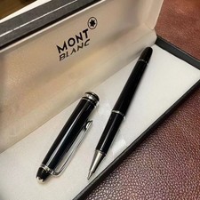 Montblanc Silver Finish Meisterstuck Classique Luxury Rollerball Pen 163 w/Box picture