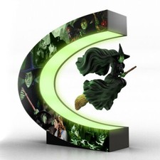 THE WIZARD OF OZ Wicked Witch Levitating Sculpture With Light-Up Base Figurine picture