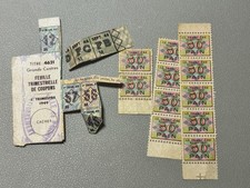 🇫🇷 1946–1949 France Bread Ration Coupons & Food Relief Tickets Collection picture