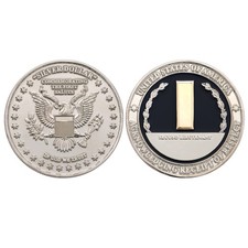 US Army - USAF - USMC Second Lieutenant First Salute Challenge Coin CC-1949 picture