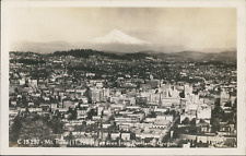 USA, Oregon, Portland, General View of the City with Mount Hood, ca.1905, Wine picture