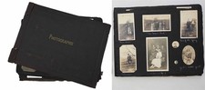 1918 antique FLORENCE GIEBLER PHOTO ALBUM e.lansdowne pa ridley park cape may nj picture