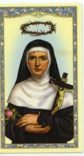 ST. RITA - Laminated Holy Cards. QUANTITY 25 CARDS picture