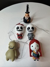 Hallmark Mystery Ornaments Set of 5 Nightmare Before Christmas Jack Sally Santa  picture