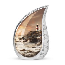 Lighthouse Mini Urn For Ashes - Cremation Keepsakes For Ashes - Small Urn picture
