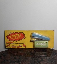 Sealed Vintage Mini Blue Eagle Stapler Promotional Tobacco Carton Giveaway picture