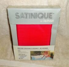 Vtg. SATINIQUE By Jerhart Two King Satin Pillowcases No Iron Sealed Rare Vintage picture