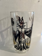Vintage 1958 Sleeping Beauty Maleficent Juice Glass Tumbler Walt Disney picture