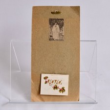 Antique 1916 Tiny Wall Calendar with Image picture